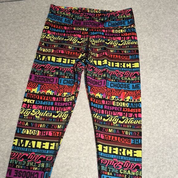 Zumba Wear Leggings Women Small Pink Fierce Female Gymwear Inspiration Trainer - Picture 3 of 13